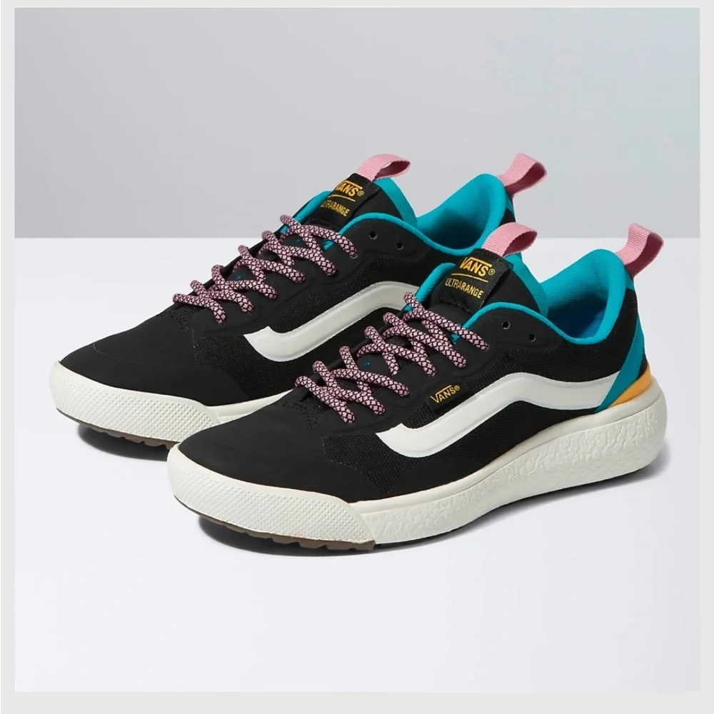 Vans Ultrarange Exo Pop Color Black/Multi Sneakers Women's Size 7